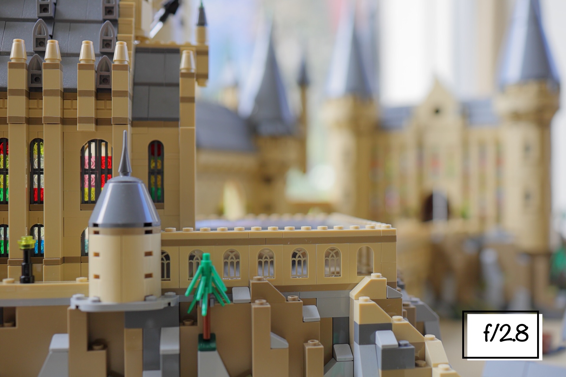 Das Bild zeigt die Ausdehnung der Tiefenschärfe bei Blende 11