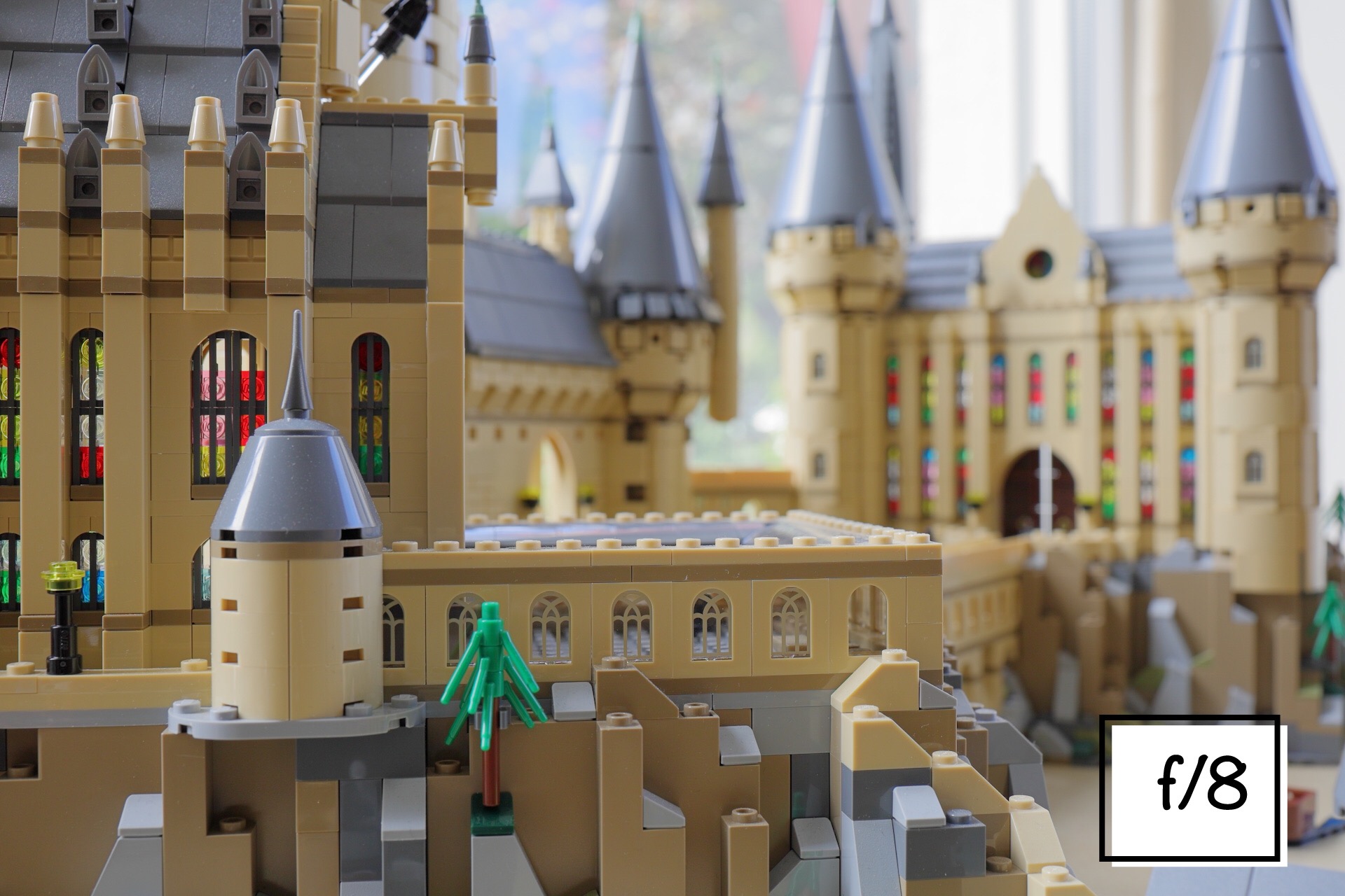 Das Bild zeigt die Tiefenschärfe bei Blende 8