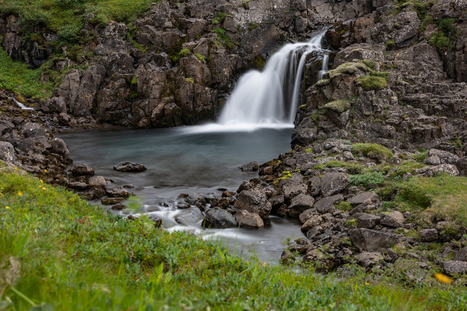 Island fernaufnahme